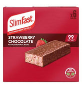 SlimFast Strawberry Chocolate Snack Bar Multipack - 6 x 25g