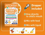 Apokra Kids Vegan Vitamin C Drops 30ml