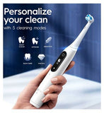 Oral-B iO7 Electric Toothbrushes - Black & White Duo Pack