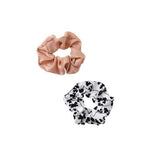 Ribbon & Asher Printed Two Pack Scrunchie