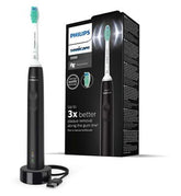 Philips Sonicare Electric Toothbrush 3100 Black with Pressure Sensor HX3671/14