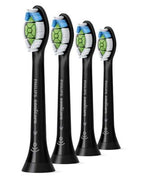 Philips Sonicare Optimal White Replacement Toothbrush Brush Heads (Black) 4 Pack