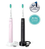 Philips Sonicare Electric Toothbrush Dual Pack 3100 Sugar Rose and Black HX3675/15