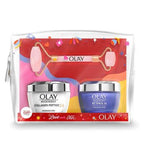 Olay Giftset Collagen Peptide Day, Retinol 24 Face Night Cream, Face Roller