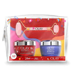 Olay Giftset Regenerist Day + Retinol 24 Night Face Cream, Free Face Roller, 100ml