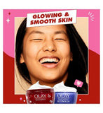 Olay Giftset Regenerist Day + Retinol 24 Night Face Cream, Free Face Roller, 100ml