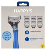 Harry's Men's Razor + 13 Blades - Indigo Blue