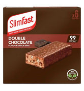 SlimFast Double Chocolate Snack Bar x 6 bars (6 x 25g)