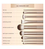 Real Techniques Au Naturale Brush Kit- 9 Piece Set