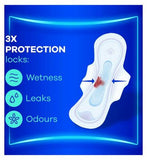 Always Ultra Sanitary Towels Long Plus (Size 3) With Wings 9 Pads, Super Absorbent And Ultra Thin, For Menstrual Periods