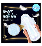 Always Ultra Sanitary Towels Secure Night (Size 4) With Wings 8 Pads, Super Absorbent And Ultra Thin, For Menstrual Periods