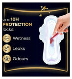Always Ultra Sanitary Towels Secure Night (Size 4) With Wings 8 Pads, Super Absorbent And Ultra Thin, For Menstrual Periods