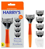 Harry’s Men's Razor + 5 Blades - Orange