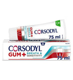 Corsodyl Gum+ Breath & Sensitivity Toothpaste 75ml