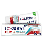Corsodyl Gum+ Breath & Sensitivity Toothpaste Whitening 75ml