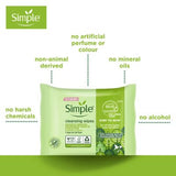 Simple Kind to Skin Biodegradable Cleansing Wipes 25 PC