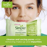 Simple Kind to Skin Biodegradable Cleansing Wipes 25 PC