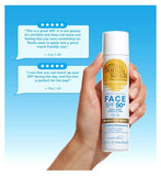 Bondi Sands SPF 50+ Fragrance Free Face Mist 60g
