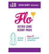 FLO Bamboo Ultra-Long Pads (10 pads)