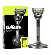Gillette Labs Razor with Exfoliating Bar & Magnetic Stand