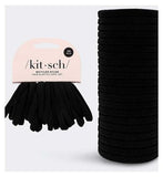 Kitsch Eco-Friendly Nylon Elastics 20pc set - Black