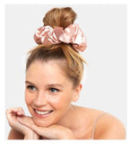 Kitsch Satin Sleep Pillow Scrunchies - Blush/Gray