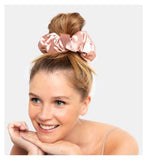 Kitsch Satin Sleep Pillow Scrunchies - Blush/Gray