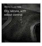 TENA Silhouette Washable Absorbent Underwear Classic Black