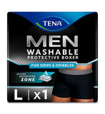 TENA Men Washable Protective Boxers Black