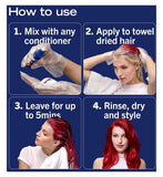 Schwarzkopf LIVE Colour Drops Semi-permanent Red Hair Dye Fiery Red 30ml