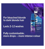 Schwarzkopf LIVE Colour Drops Semi-permanent Purple Hair Dye Orchid Purple 30ml