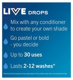 Schwarzkopf LIVE Colour Drops Semi-permanent Blue Hair Dye Crystal Blue 30ml