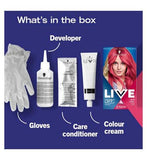 Schwarzkopf LIVE Colour + Lift Permanent Pink Hair Dye Deep Coral L77