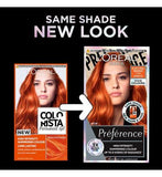 L'Oreal Paris Preference Vivids Permanent Hair Dye, Intense Luminous Colour, Electric Mango 7.46