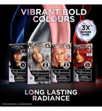 L'Oreal Paris Preference Vivids Permanent Hair Dye, Intense Luminous Colour, Electric Mango 7.46