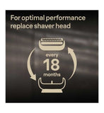 Braun Electric Shaver Head Replacement - Part 94M, Silver