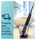 Philips Sonicare Electric Toothbrush DiamondClean 9400 Black with USB Charging Case HX9917/89