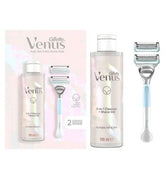 Gillette Venus For Pubic Hair & Skin Women's Razor, 2 Blade Refills and 2in1 Shave Gel and Cleanser
