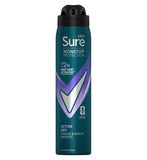 Sure Men Nonstop Protection Anti-Perspirant Aerosol Active Dry 250ml