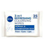 NIVEA Biodegradable Cleansing Wipes Normal Skin 25pc