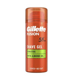 Gillette Fusion Shave Gel with Almond Oil, For Sensitive Skin, 75ml