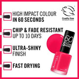 Rimmel 60 Seconds Super Shine Nail Polish - Coralicious