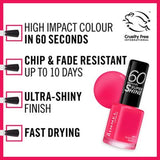 Rimmel 60 Seconds Super Shine Nail Polish - Glaston-Berry
