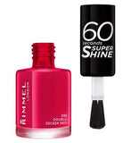 Rimmel 60 Seconds Super Shine Nail Polish Double Decker Red