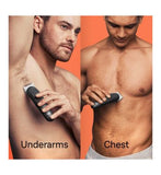 Braun Body Groomer 3, For Men - Black/Grey - BG3350