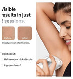 Braun Silk·expert Pro 3, Women’s IPL, At Home Hair Removal Device with Pouch, White/Silver, PL3233