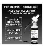 Garnier Skinactive 4% AHA + BHA & Niacinamide Charcoal Serum, Improve Appearance Of Marks & Blemishes, 30ml