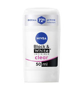 NIVEA Black & White Clear Anti-Perspirant Deodorant Stick 50ml