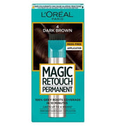 L’Oreal Paris Magic Retouch Permanent Dark Brown Root Concealer, 100% Roots Coverage With Easy Applicator, 150ml