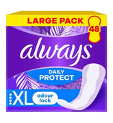 Always Dailies Long Plus Extra Protect Panty Liners x48
